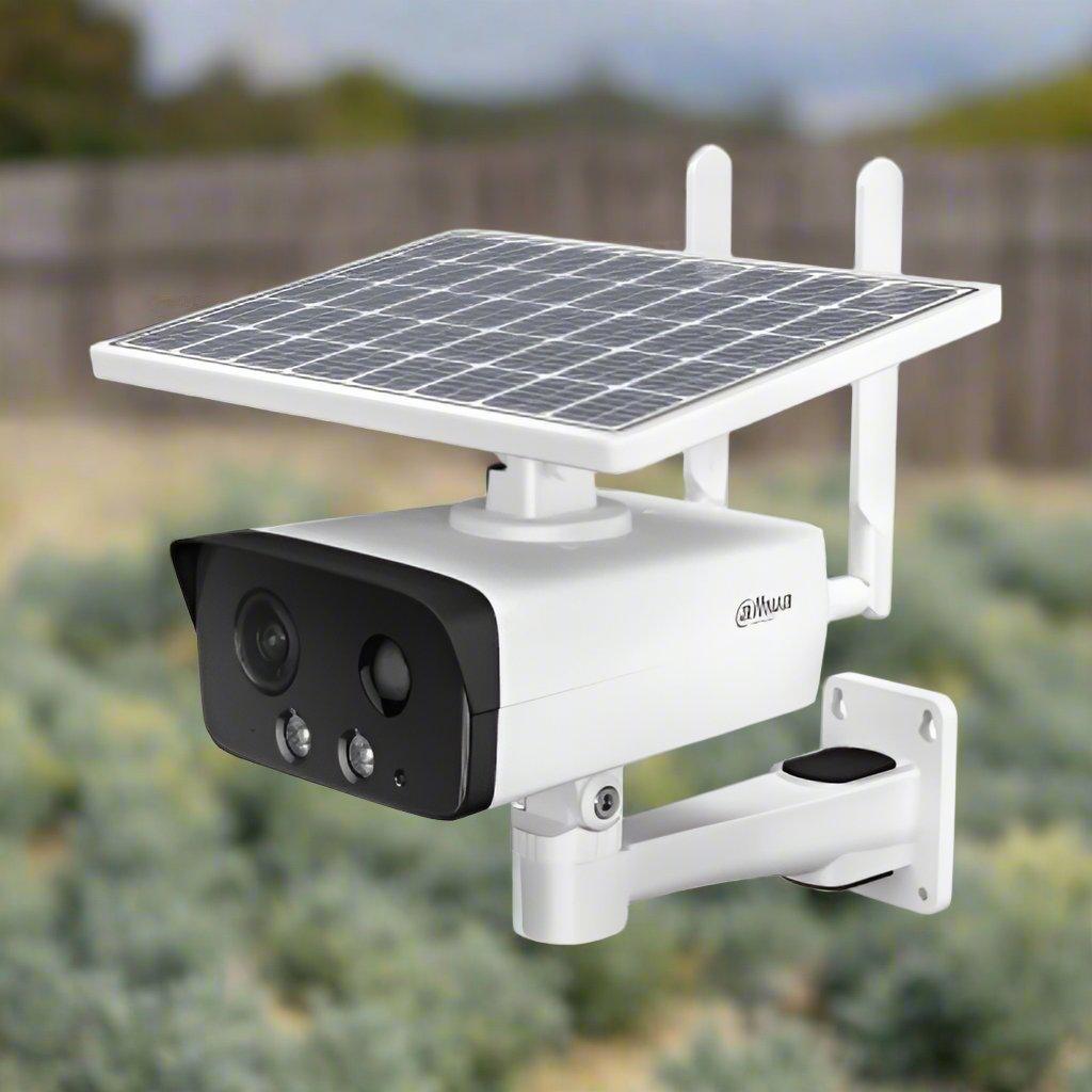 Dahua Wireless 4MP IR Fixed- Focal Bullet 4G Solar Camera, DH-IPC-HFW2431DG-4G-SP-EAU-B - CTC Communications