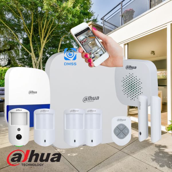 Dahua Wireless Alarm System Sirens- Camera Kit