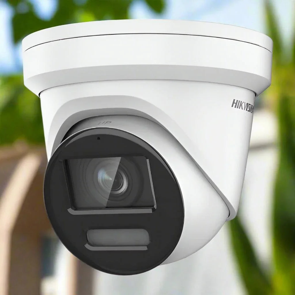 Hikvision 6MP ColorVu 3.0 turret network camera featuring "Smart Hybrid Light", DS-2CD2367G3-LIS2UY/SL - CTC Communications