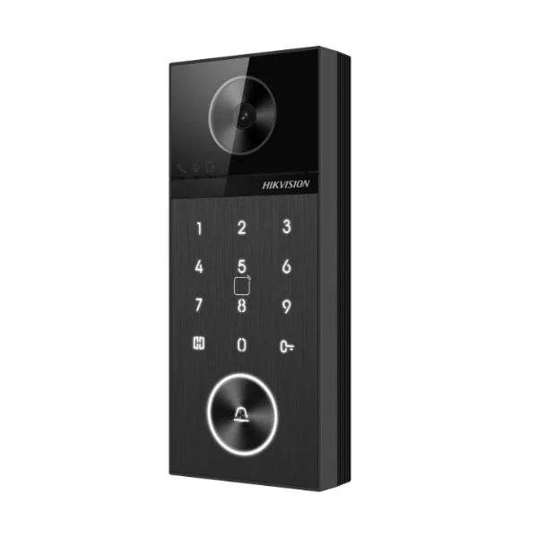 Hikvision digital door lock on a white background
