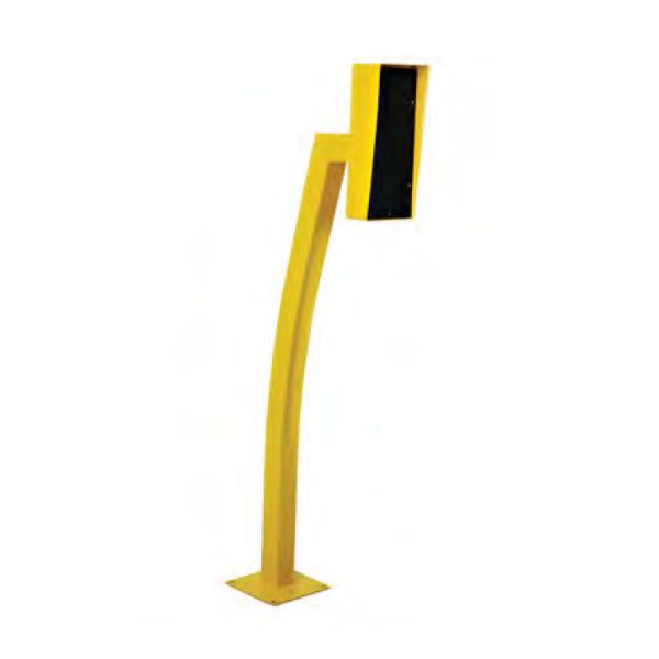 Intercom Bollard Single Yellow, BOL1010Y-Generic-CTC Security