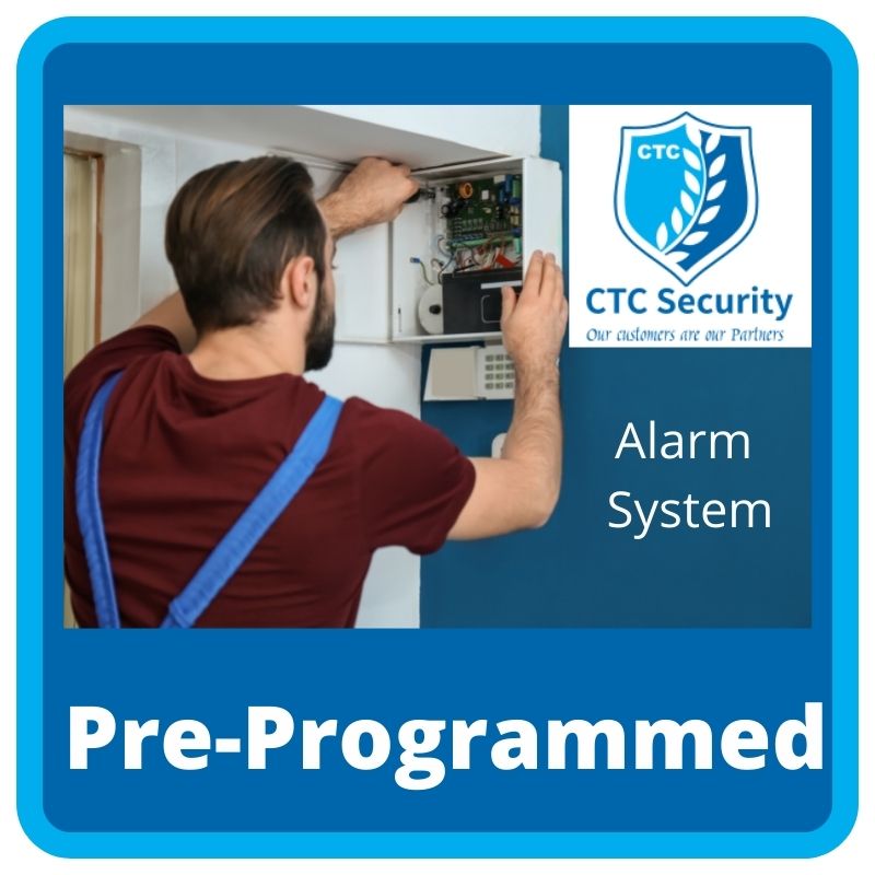 Pre-Programming of Alarm System