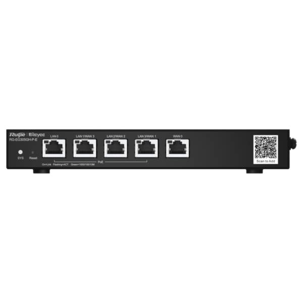 Ruijie 5-Port Full Gigabit Router RG-EG305GH-P-E Multi-WAN