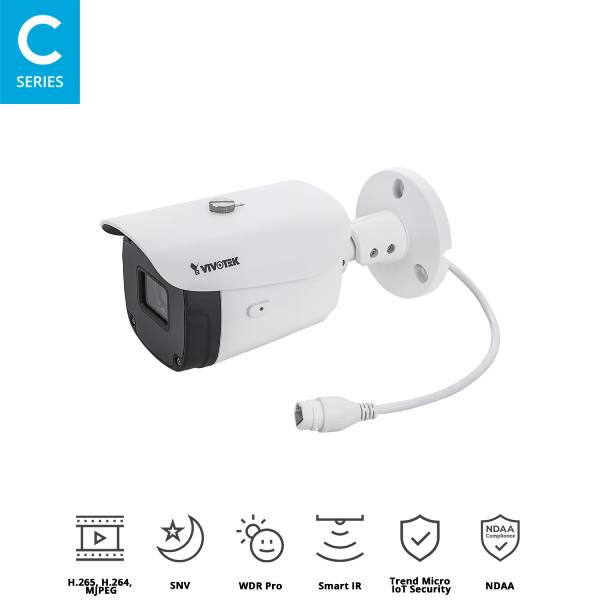 Vivotek Bullet Security Camera 5MP, IB9388-HT