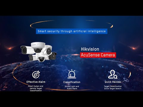Hikvision Acusense Cameras Video


