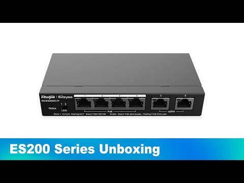 Ruijie Reyee ES2000 Series Networking Switches Video