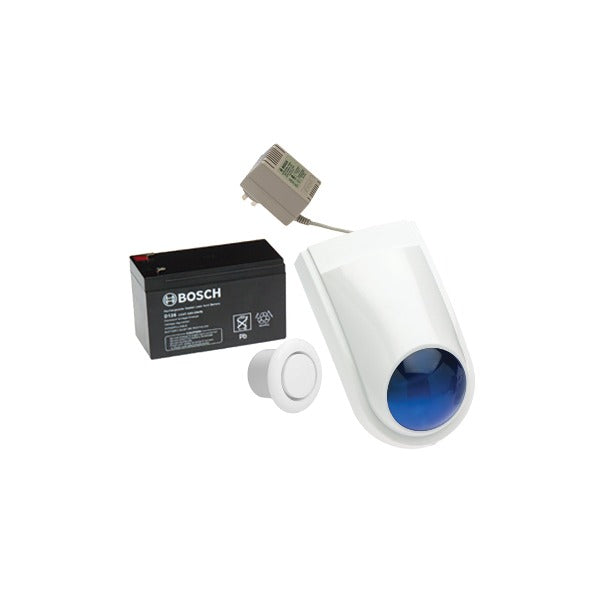 Slimline siren kit with flush mounted piezo