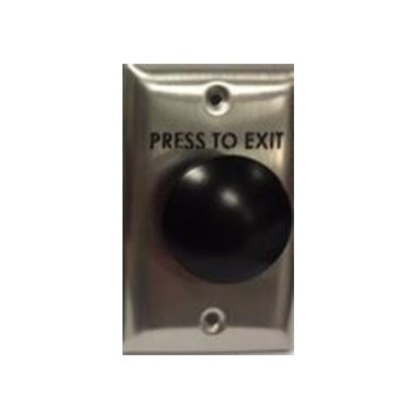 Smart Press to Exit Weather Proof IP67 Black Curved Plate, Smart8130B