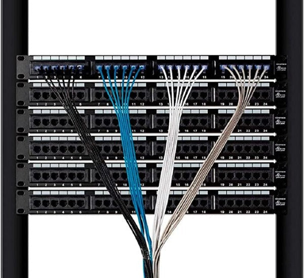Data Rack Set up using Cat 6a cable