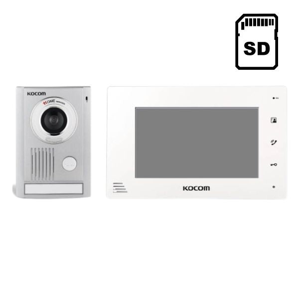 Kocom Window Intercom Kocom Intercom Kit with CCTV Integration & Picture Memory