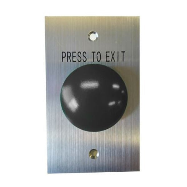 Smart Press to Exit Weather Proof IP67 Black Flat Plate, Smart8135B