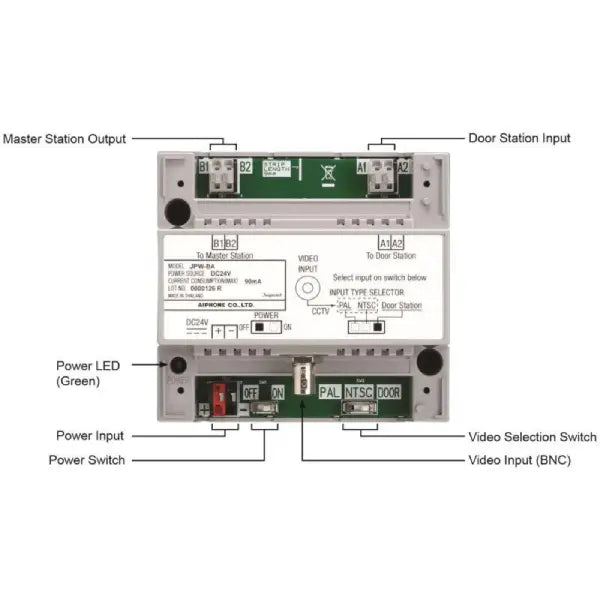 Aiphone Long Range Distance Adaptor For JP & JM series , JPW-BA