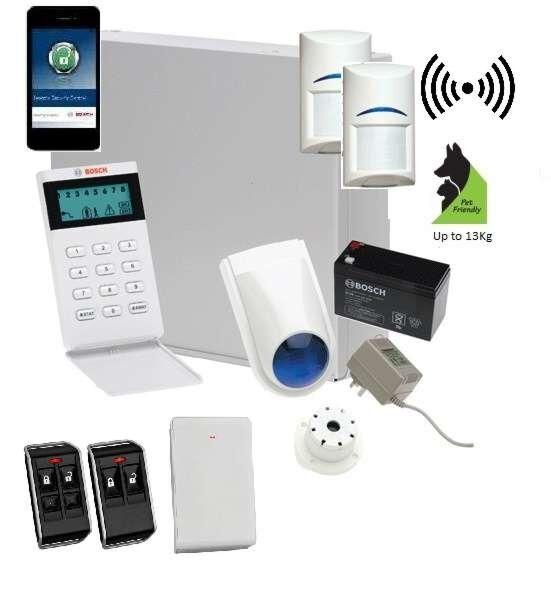 Bosch Solution 3000 Alarm System with 2 x Wireless detectors+ Icon Code pad + Deluxe Remote Kit+IP Module-Alarm System-CTC Security