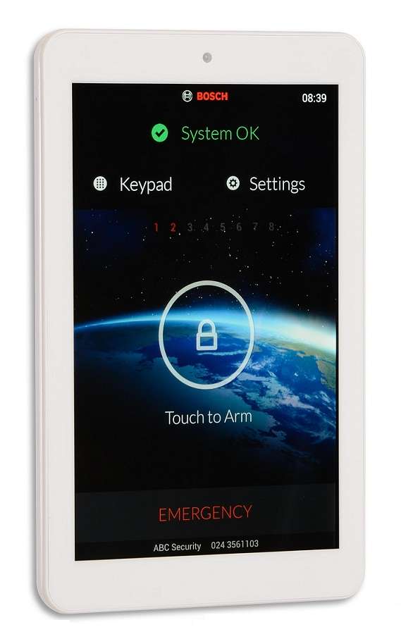Bosch Solution 3000 Alarm System with 3 x Gen 2 Quad Detectors+ 7" Touch Screen Code pad-Alarm System-CTC Security