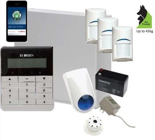 Bosch Solution 3000 Alarm System with 3 x Gen 2 TriTech Detectors+ Text Code pad+ IP Module-Alarm System-CTC Security