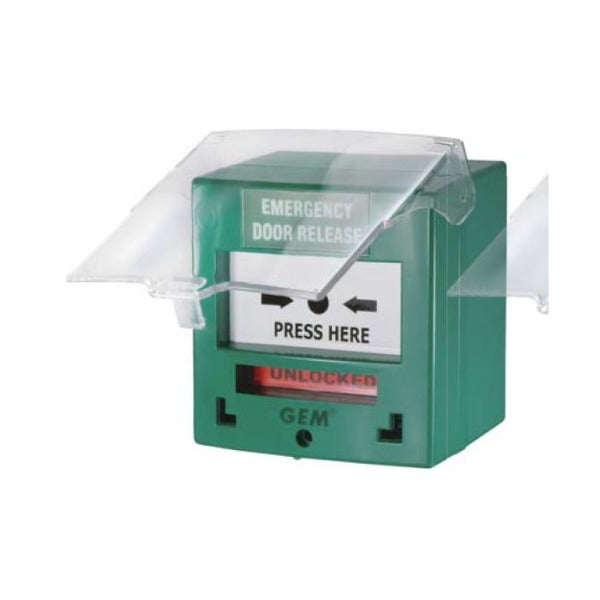 Emergency Door Release Green Resettable Call Point DP/DT, CP-32G 