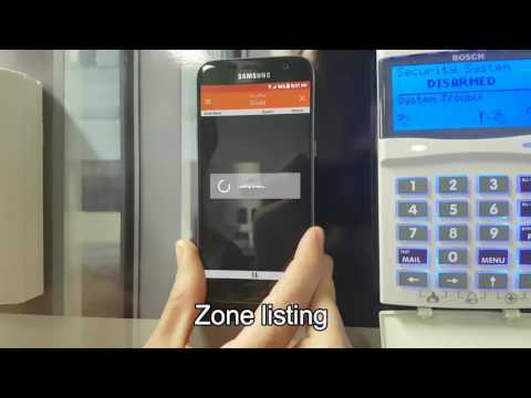 Alarm System Bosch Security Solution 6000 Smartphone App
