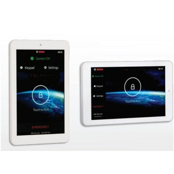 Bosch Touch Screen 7" Code Pad in Horizontal and Vertical mount position