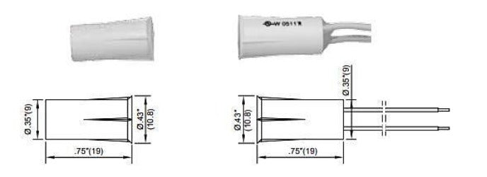 Tane Stubby Recessed Reed Switch, TAP-STB10-Reed Switch-CTC Security